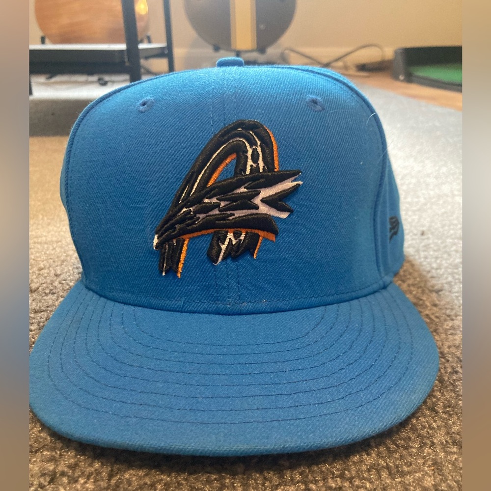 7 3/8 Akron Rubber Ducks Alternate Blue Baseball Hat Cap